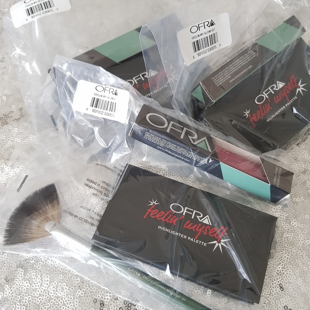 NEW♥️OFRA Cosmetics Feelin My Glow 3-piece Set - Picture 3 of 8